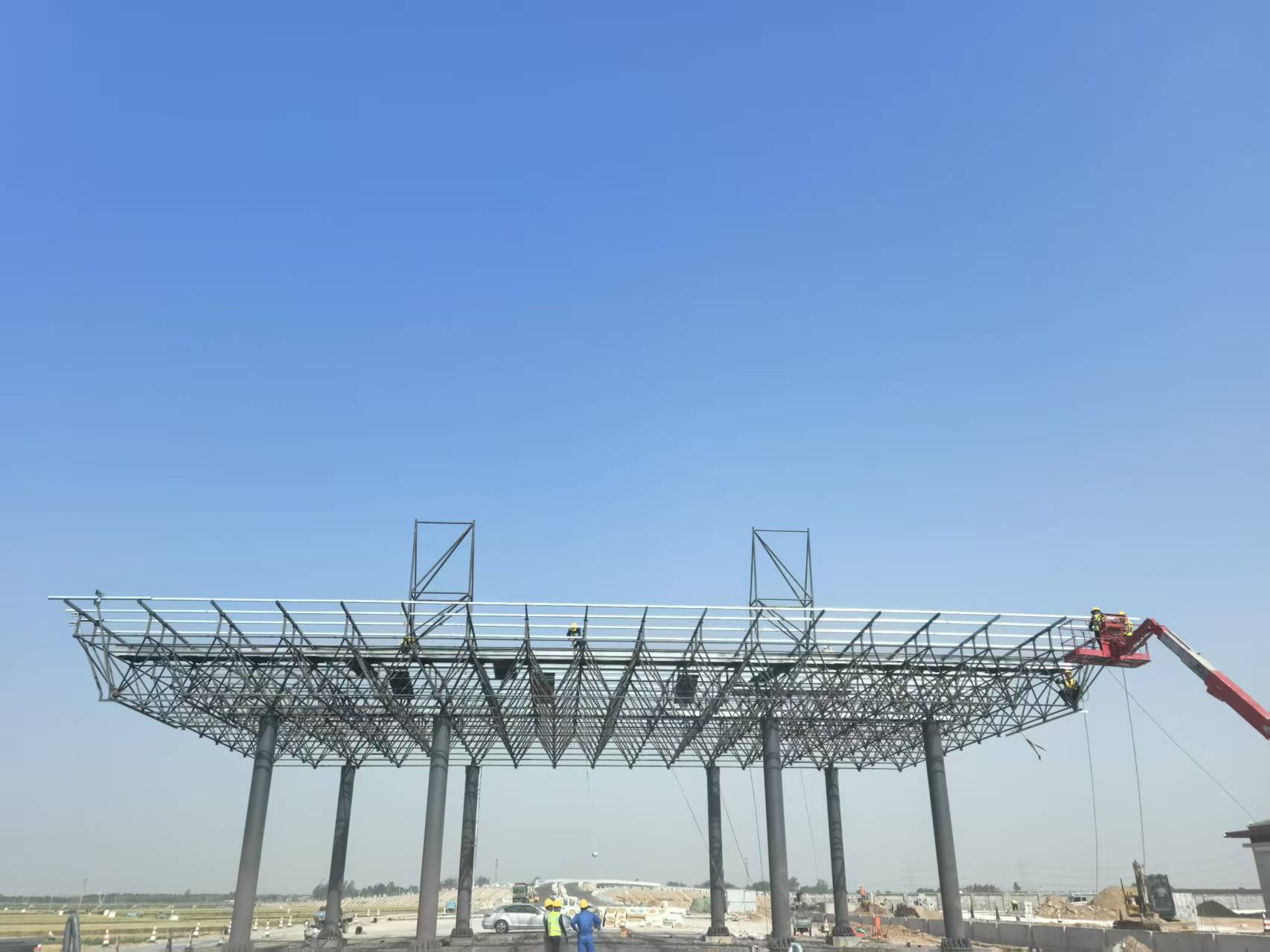 济商高速收费站网架项目 济商高速收费站网架项目