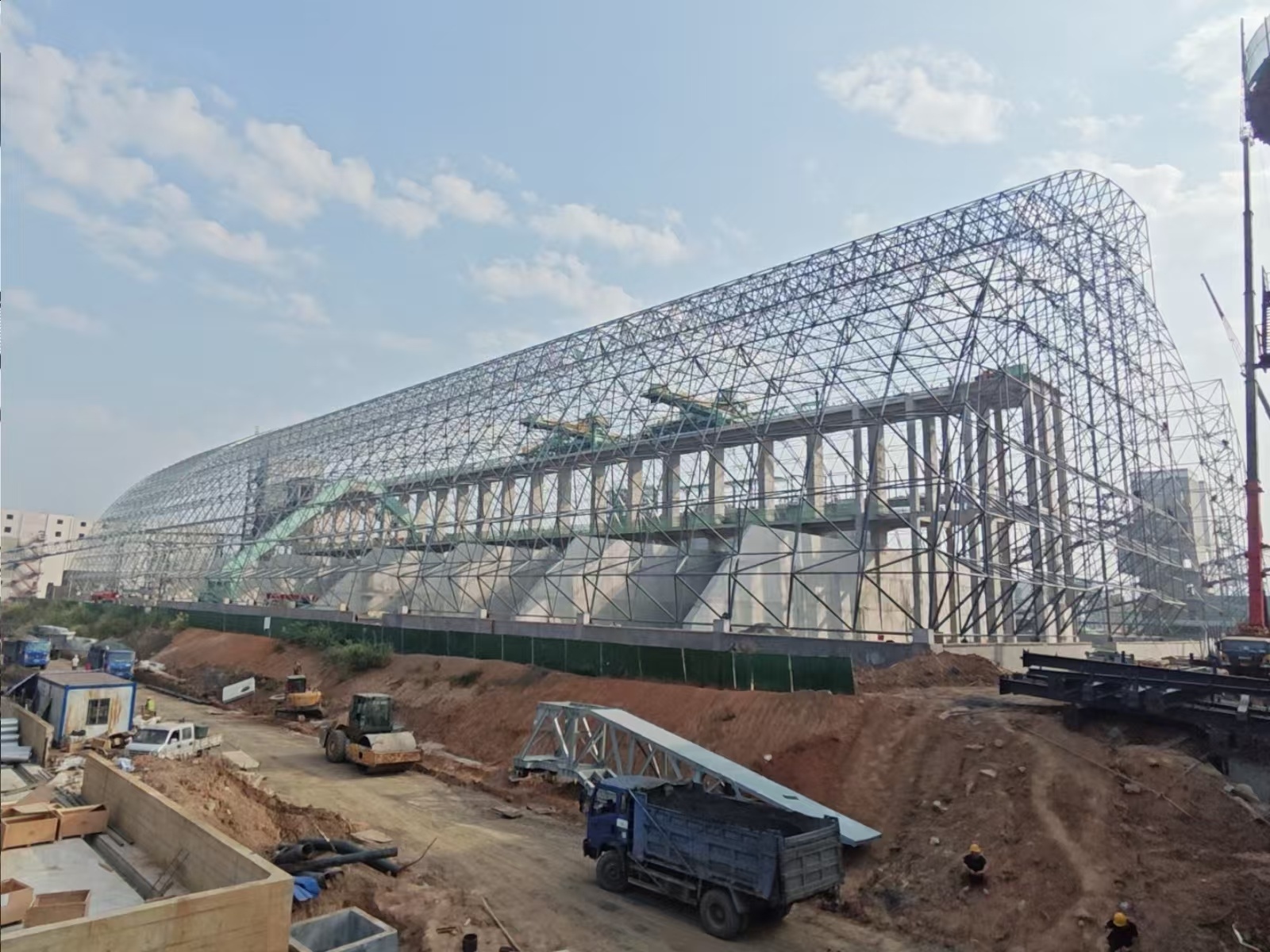 萍乡旭阳能源有限公司年产180万吨焦化煤棚 萍乡旭阳能源有限公司年产180万吨焦化煤棚