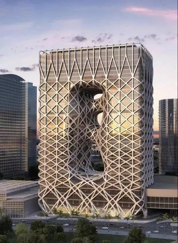 （亏格为“3”的拓扑建筑）澳门新濠天地酒店的拓扑解释