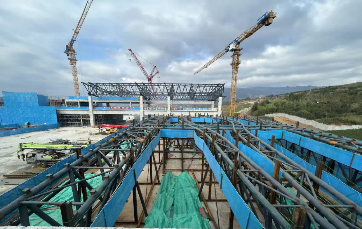 新建重庆至昆明高速铁路云贵段站房及相关工程一标段钢结构工程 新建重庆至昆明高速铁路云贵段站房及相关工程一标段钢结构工程